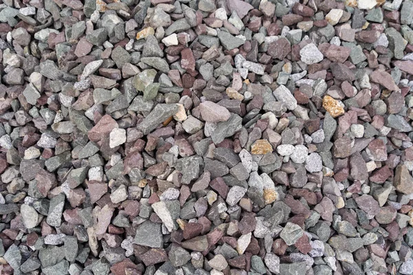 Białe Granitowe Kamienie Żwirowe Posadzka Wzór Powierzchni Tekstury Zbliżenie Materiału — Zdjęcie stockowe