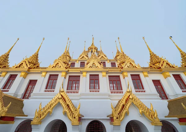 Loha Prasat Wat Ratchanatda Pagoda Templo Budista Edificios Wat Saket — Foto de Stock