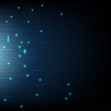 teknoloji dijital soyut ve arka plan ağ kavramı