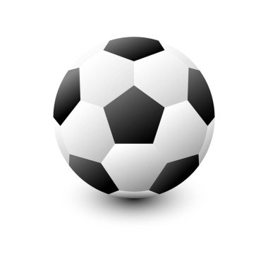 futbol izole vektör simgesi olan beyaz arka plan üzerinde