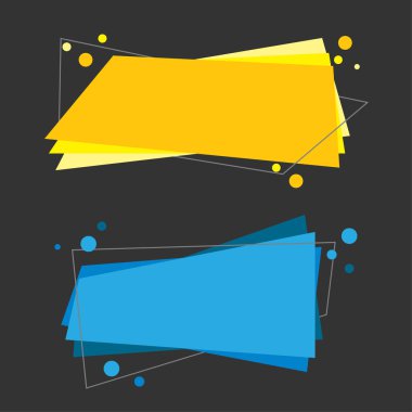 banner şablon web vektör tasarımı ile ayarlama