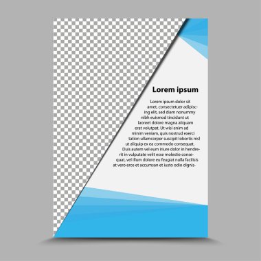 kapak broşürü template.catalog sayfası vektör tasarımı