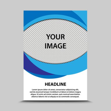 kapak broşürü template.catalog sayfası vektör tasarımı