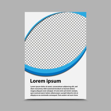 kapak broşürü template.catalog sayfası vektör tasarımı