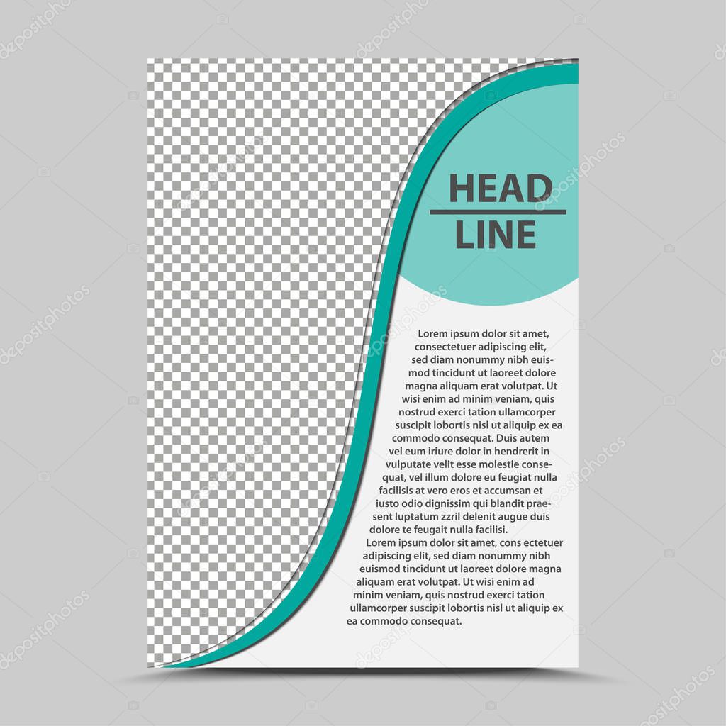 cover brochure template.catalog sheet vector design