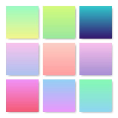 Renk Gradyan bachground vektör tasarımı ile ayarla