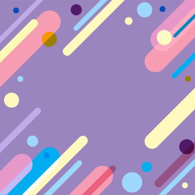 en az soyut renkli arka plan vektör tasarımı ile geometrik