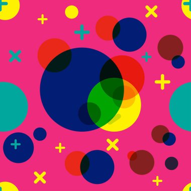 desen kesintisiz geometrik ve geçmiş duvar kağıdı ile vektör tasarımı