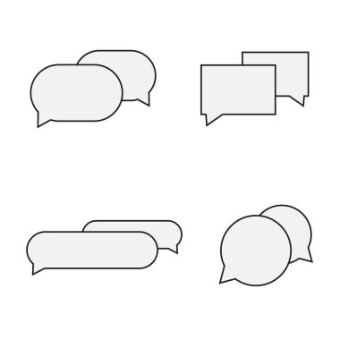 simgesi mesaj sohbet tasarım uzun mesafe iletişim ile