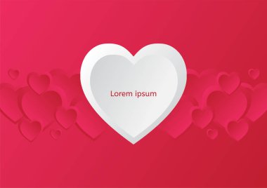 Sevgiliye arka plan ve aşk tasarım kalp 