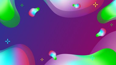 renk arka plan duvar kağıdı gökkuşağı vektör tasarımı ile. Düz renkli bulanıklık