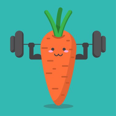 çizgi film havuç sağlık güçlü