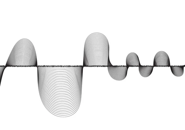 线声波抽象背景 — 图库矢量图片