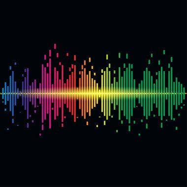 satır soundwave arka plan