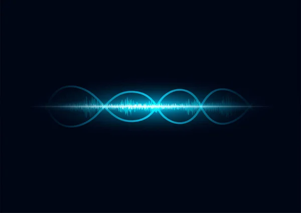 Γραμμή soundwave αφηρημένα φόντο — Διανυσματικό Αρχείο