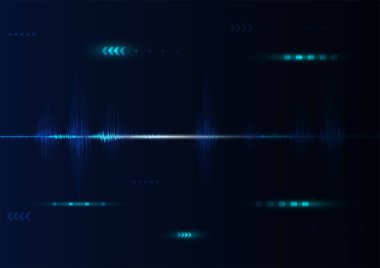 satır soundwave arka plan 