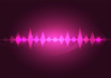 satır soundwave arka plan