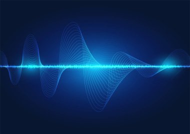satır soundwave arka plan 