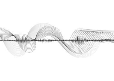 satır soundwave arka plan