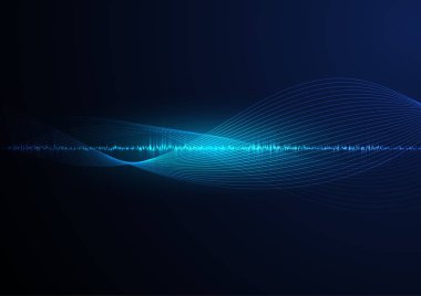 satır soundwave arka plan