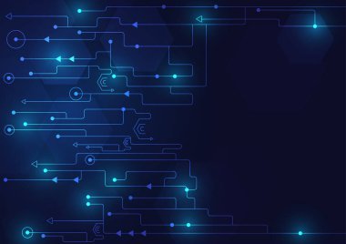 Yüksek teknoloji teknolojisi geometrik 