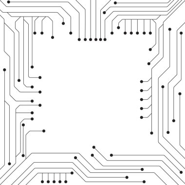 Yüksek teknoloji teknolojisi geometrik 