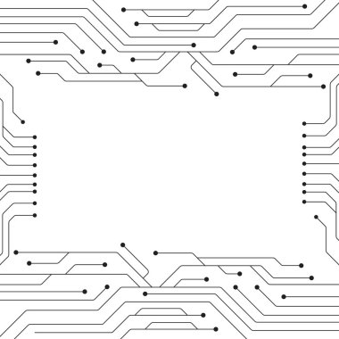 Yüksek teknoloji teknolojisi geometrik 