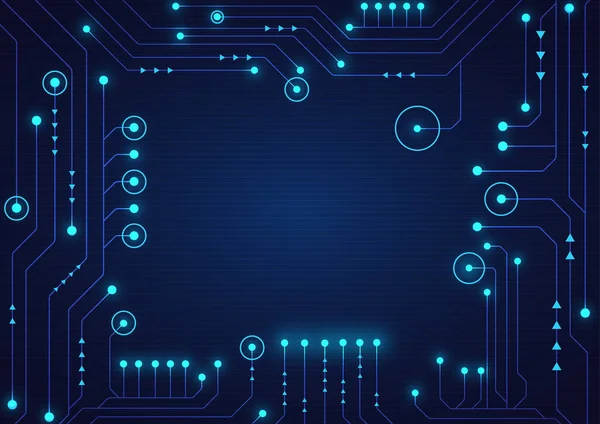 Högteknologisk teknik geometrisk — Stock vektor