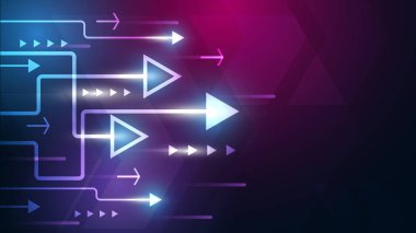 neon ok hızı arka plan 