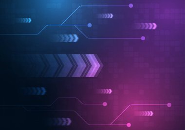 neon ok hızı arka plan 