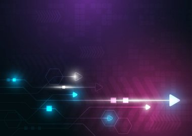 neon ok hızı arka plan 