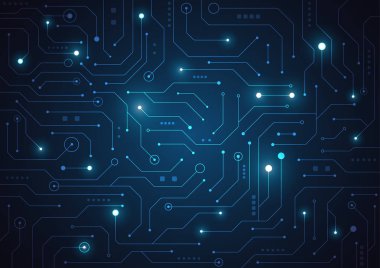 Yüksek teknoloji geometrik ve bağlantı sistemi arka plan