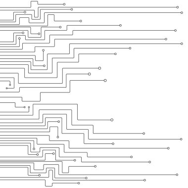 Yüksek teknoloji teknolojisi geometrik