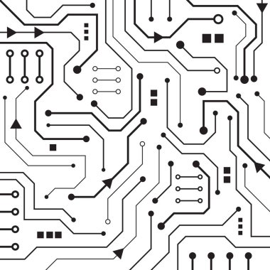 Yüksek teknoloji teknolojisi geometrik 