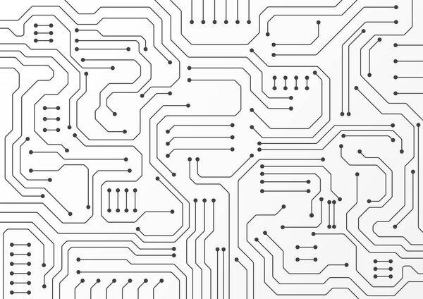 High tech technology geometric