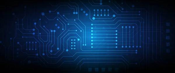 Схемотехнический Фон Высокотехнологичной Цифровой Системой Связи Компьютерной Электроникой — стоковый вектор