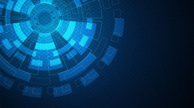 Yüksek teknolojili dijital veri bağlantı sistemi ve bilgisayar elektroniğiyle devre teknolojisi arkaplanı