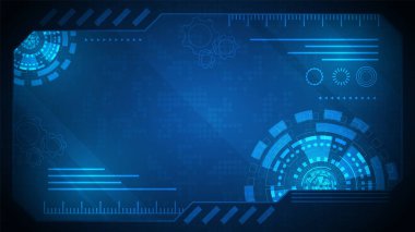 Yüksek teknolojili dijital veri bağlantı sistemi ve bilgisayar elektroniğiyle devre teknolojisi arkaplanı