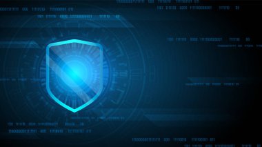 Bilgisayar teknolojisi ile online veri koruma kalkanı ve soyut