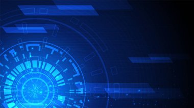Yüksek teknolojili dijital veri bağlantı sistemi ve bilgisayar elektroniğiyle devre teknolojisi arkaplanı