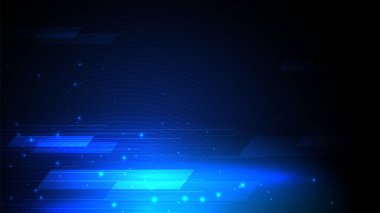 Yüksek teknolojili dijital veri bağlantı sistemi ve bilgisayar elektroniğiyle devre teknolojisi arkaplanı