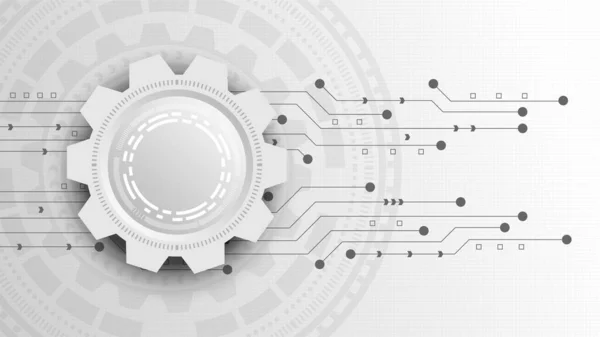 Antecedentes Tecnología Circuitos Con Sistema Conexión Datos Digitales Alta Tecnología — Archivo Imágenes Vectoriales