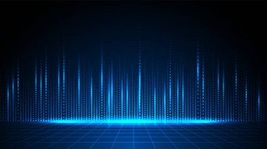 Yüksek teknolojili dijital veri bağlantı sistemi ve bilgisayar elektronik desing ile devre teknolojisi arka planı