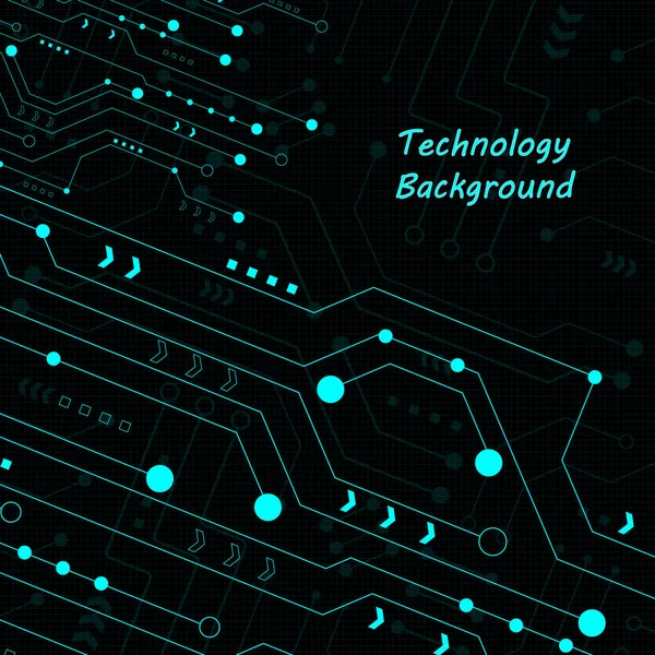 Antecedentes Tecnologia Circuito Com Sistema Conexão Dados Digitais Alta Tecnologia — Vetor de Stock