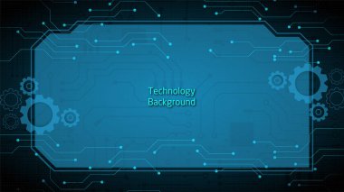 Yüksek teknolojili dijital veri bağlantı sistemi ve bilgisayar elektronik desing ile devre teknolojisi arka planı