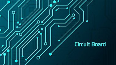 Yüksek teknolojili dijital veri bağlantı sistemi ve bilgisayar elektronik desing ile devre teknolojisi arka planı