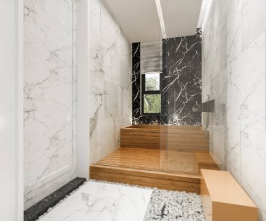 Lüks ile 3D işleme modern banyo dekor çini 