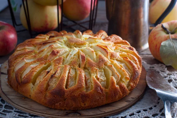 Cornish Appeltaart Traditionele Engelse Gebakjes — Stockfoto