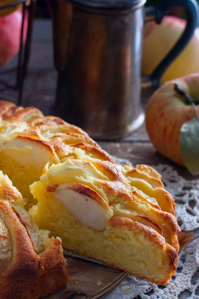 科尼什苹果派 传统的英国糕点 — 图库照片