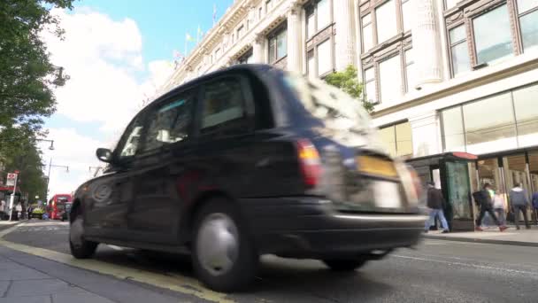 Warenhuis Selfridges Oxford Street Londen Engeland September 2018 Traag Bewegende — Stockvideo